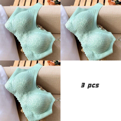 🔥🔥(49% отстъпка)👙👙【Комплект от 6 части】Нов и подобрен удобен дантелен сутиен за по-големи размери (49% отстъпка)