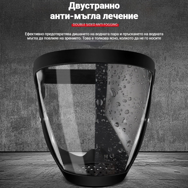 🔥🔥【Купете 1, получавате 1】【30 филтърни подложки】 Удобна дишаща прозрачна защитна маска против замъгляване с висока разделителна способност