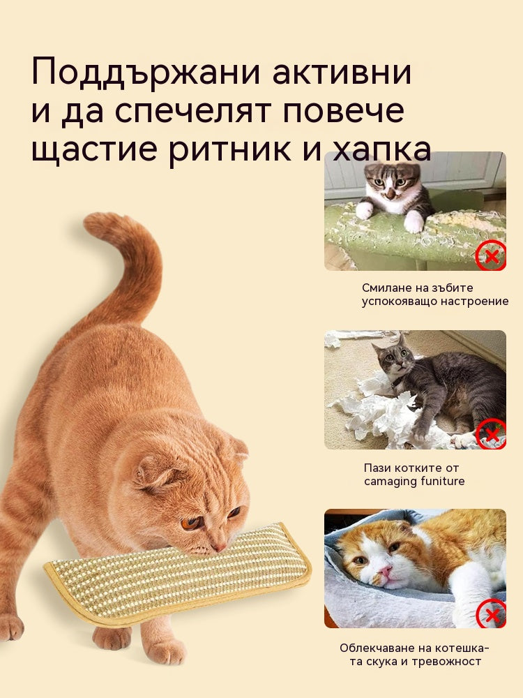 【Купете 1, вземете 1 безплатно】😺【100% котешка трева】Играчка за котки за никнене на зъби и заточване на нокти