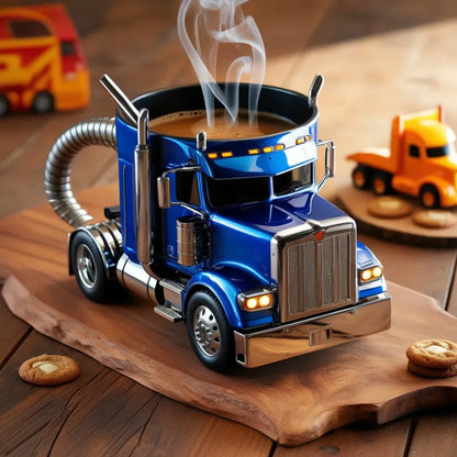 🚛🚛【Оферта за ограничено време】Ръчно изработена чаша за кафе за камиони