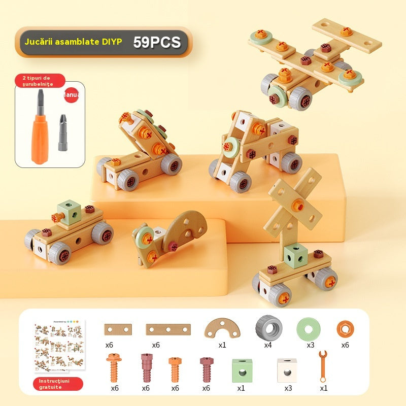 【55/100/144 PCS】Прости строителни блокове Играчки Форма на кутия за инструменти Електрически бормашини Играчка Образователна