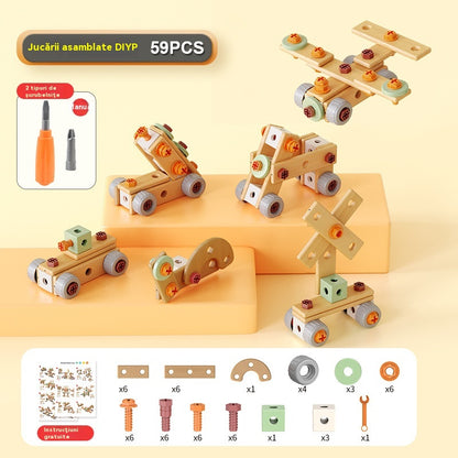 【55/100/144 PCS】Прости строителни блокове Играчки Форма на кутия за инструменти Електрически бормашини Играчка Образователна
