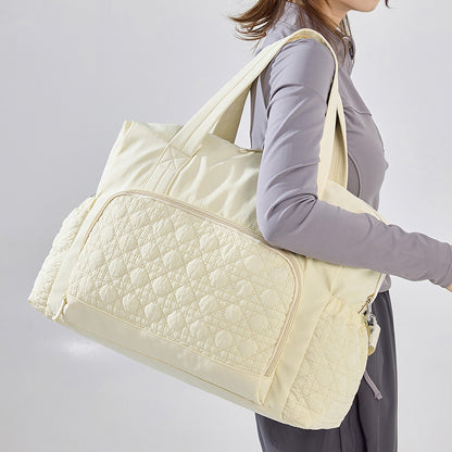 👜👜Пътна чанта с голям капацитет с разделяне на мокро и сухо, чанта за фитнес за йога през рамо, чанта тип „тоут“