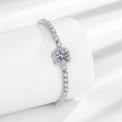 💎Гривна от моасанит, уникален и универсален стил за жени.