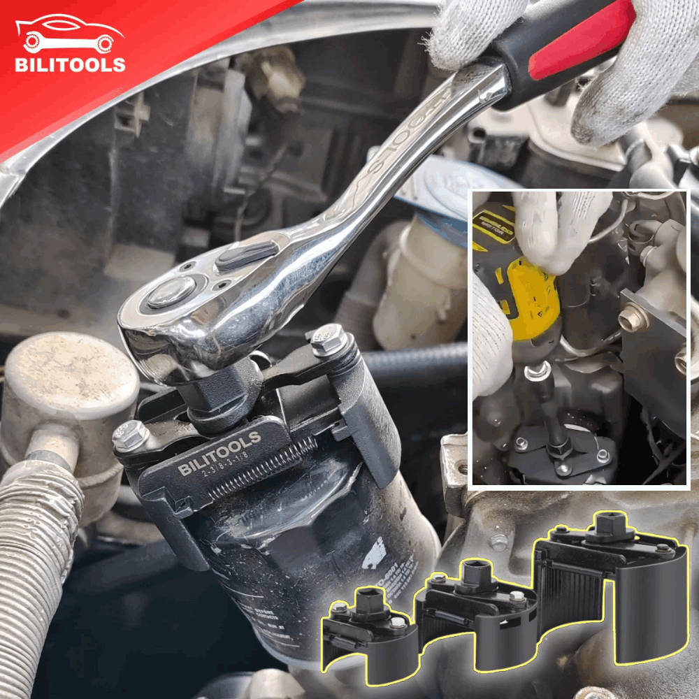🔥【60-80 мм】🚗Регулируем U-образен ключ за отстраняване на автомобилен филтър