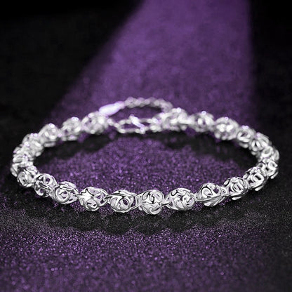 😀👉【Купете 1, вземете 1 безплатно】💖🐰Нова гривна с късметлийски заек от сребро 925